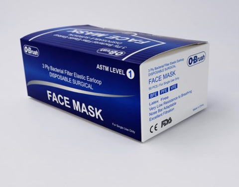 100 Count Level 1 Surgical 3-ply Masks